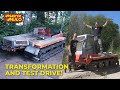 Snow Groomer Transformation and TEST DRIVE! (Prinoth P4)