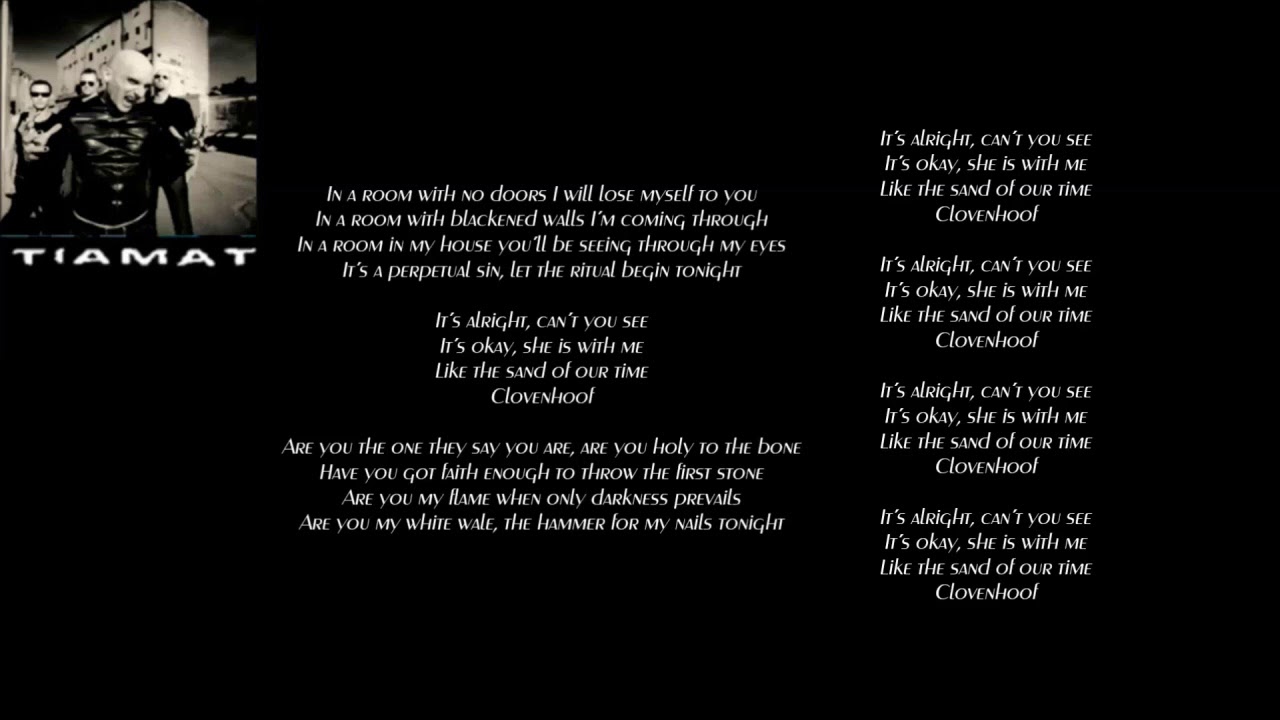 TIAMAT Clovenhoof [LYRICS ON SCREEN] YouTube