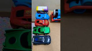 Jackson Storm, Flo, McQueen, Dinoco, Tayo Bus, Thomas Train Pixar Cars #mcqueen #cars #pixarcars