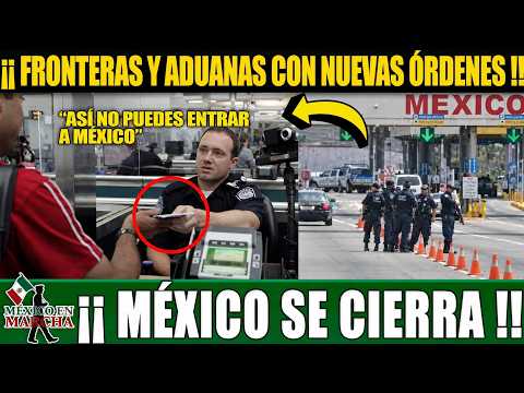 BORDER CLOSURE!! MEXICAN VISA IN ACTION!