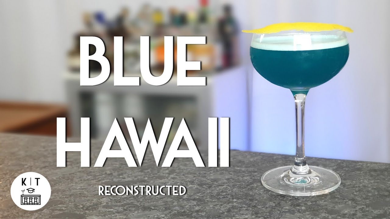 Blue Hawaii(an) (Reconstructed) - John DeBarys "Non-Tiki" Variante