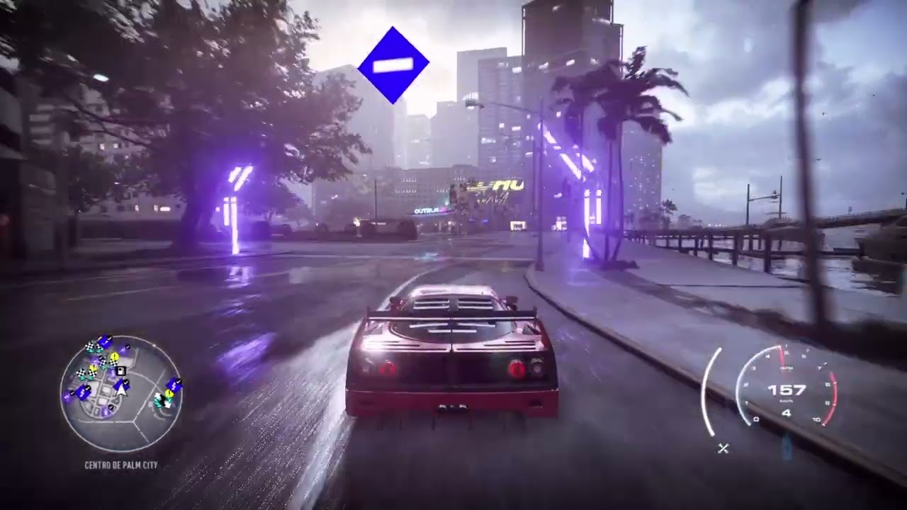 I test a Ferrari F40 LM for exclusive use on circuit (NFS Heat)