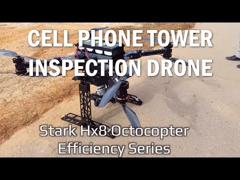 Carrier Hx8 UAV - Cell Tower Inspection Drone w/ LIDAR - video from Harris Aerial