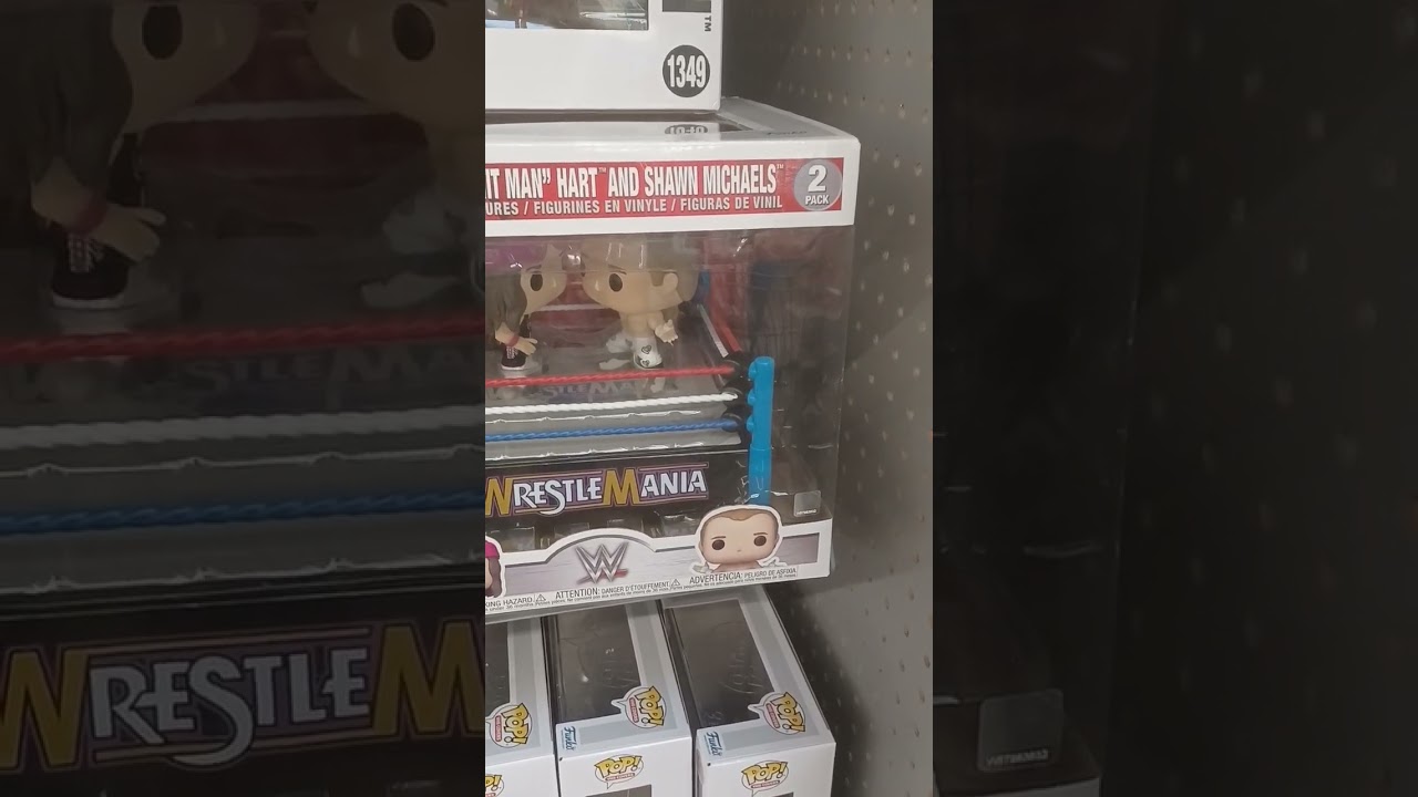 Bret "Hit Man" Hart vs Shawn Michaels. Wrestlemania Pop. 