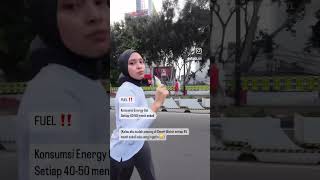 Salah satu persiapan Long Run ku adalah membawa energy gel. aku konsumsi setiap 45 menit sekali