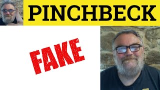 😎 Pinchbeck Meaning - Pinchbeck Examples - Pinchbeck Definition - Pinchbeck Defined - Pinchbeck