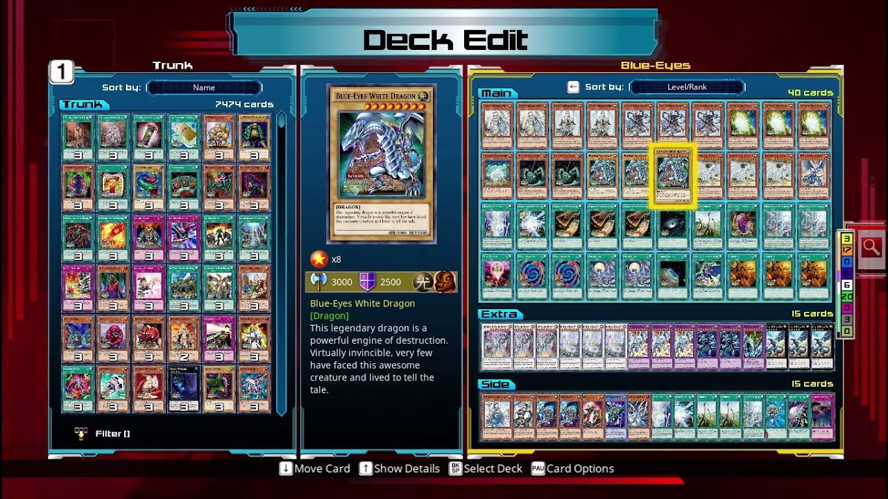 BlueEyes Deck YuGiOh! Legacy of the Duelist YouTube