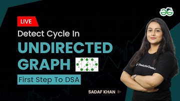Detect cycle in Undirected graph| First step to DSA| Sadaf Khan