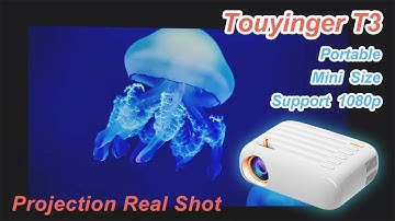 Touyinger T3 - Cost-effective portable projector! Less than $50! Mini in size,big in power!
