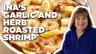 How to Make Ina's Garlic and Herb Roasted Shrimp | Barefoot Contessa: Cook Like a Pro | Food Network
