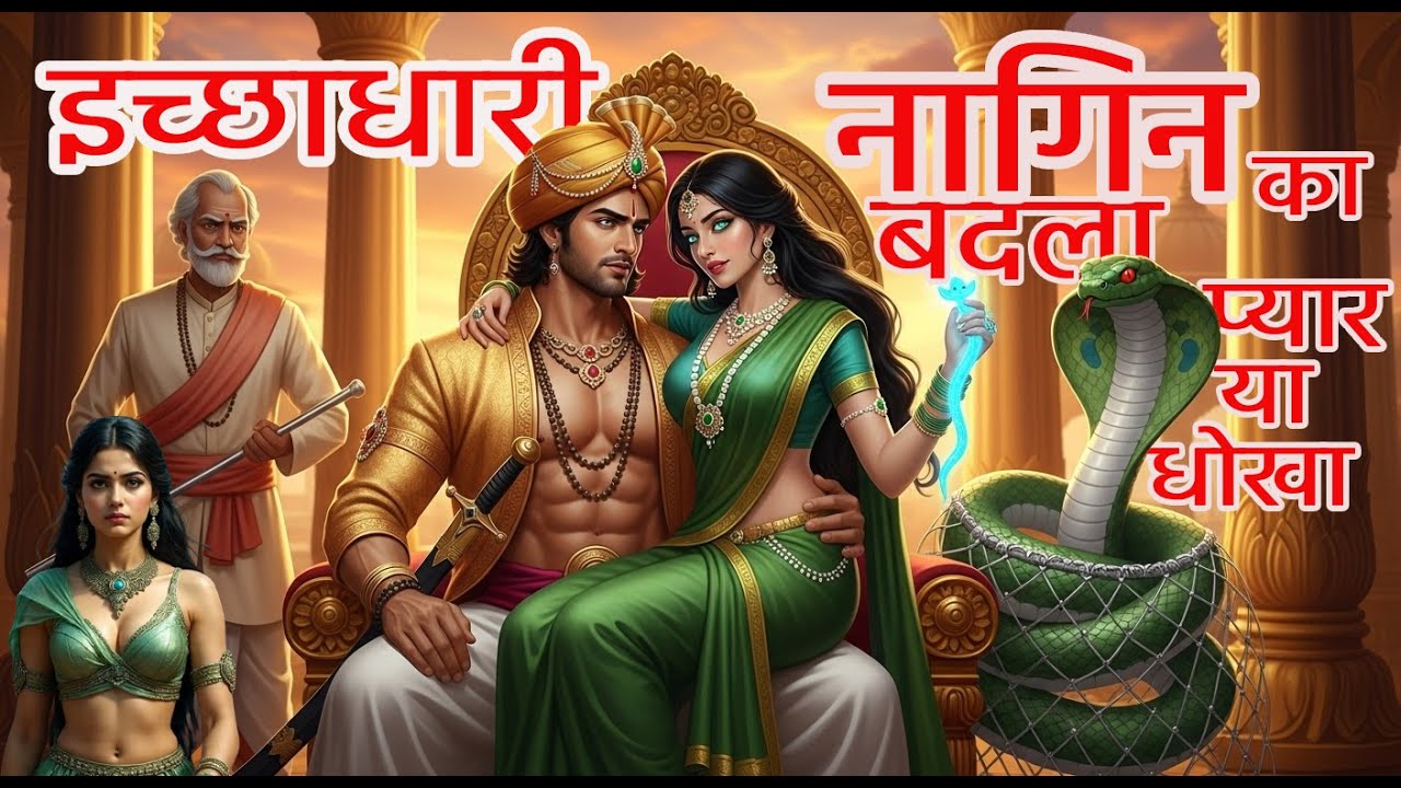 राजकुमार और इच्छाधारी नागिन 🐍 | रहस्यमयी प्रेम और बदले की कहानी  | Hindi Animated Story