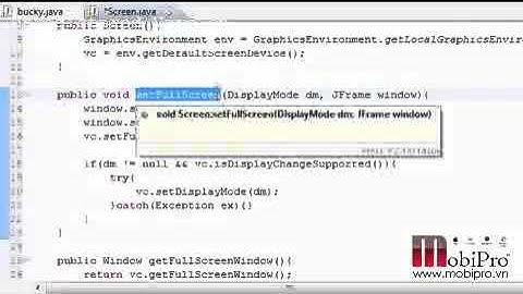 Java Game Development   4   Restoring Screen Size360p H 264 AAC new