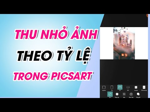 Cách thu nhỏ ảnh theo tỷ lệ bằng Picsart đơn giản, nhanh gọn, chi tiết