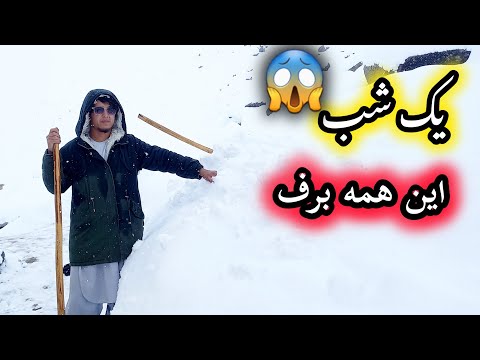 خطری شدن خانه ها در سنگین ترین برف سال چقدر برف زده مسدود شدن راه ها   خبر
