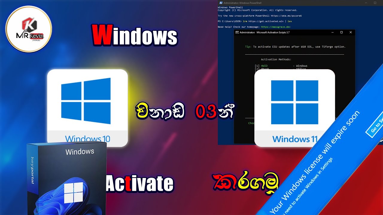 How to permanently activate Windows 10/11 without a third-party application