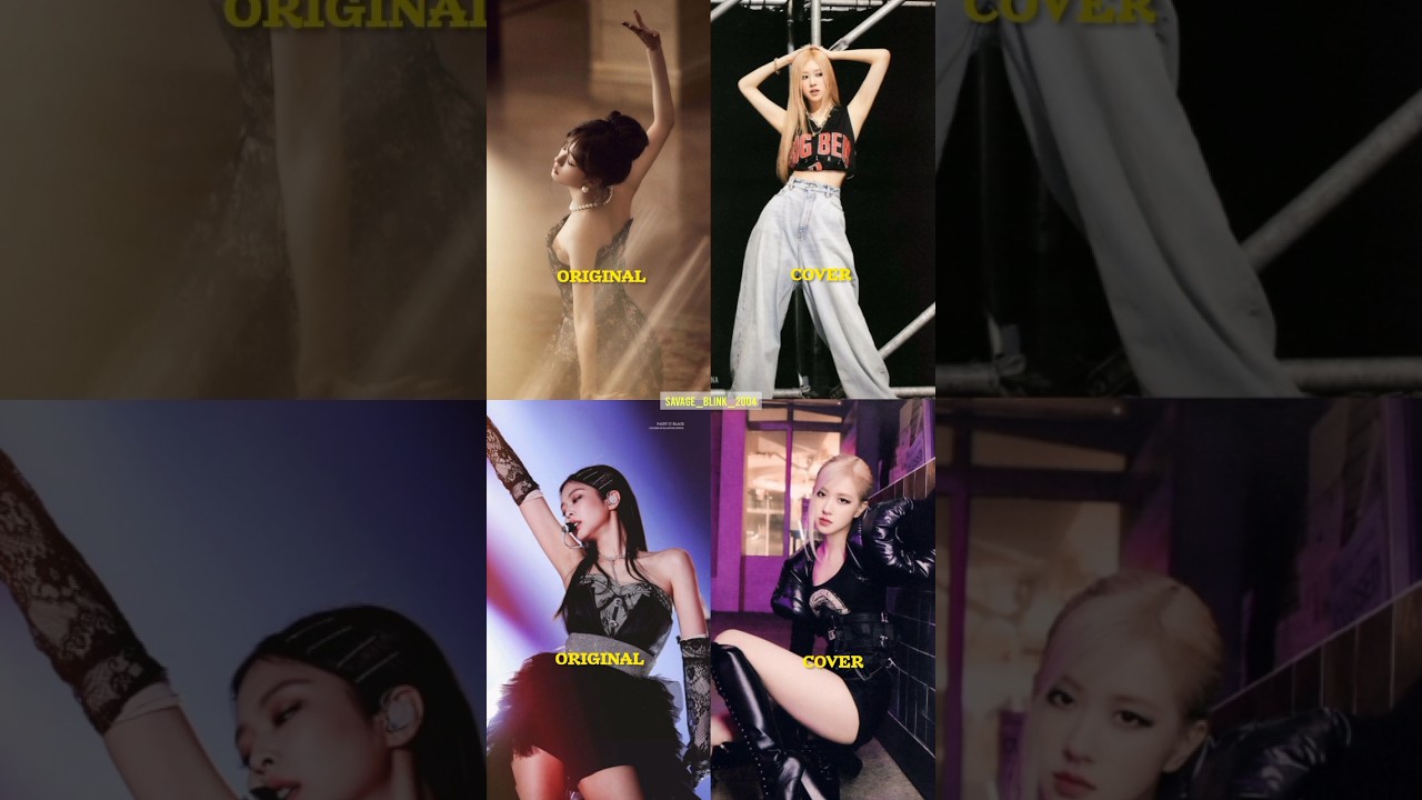 ROSÉ Cover SOLO DANCE CHALLENGE by JISOO & JENNIE 