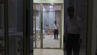 office slim aluminium glass Door and partition on Pune #youtubeshorts #viral #shorts #trending