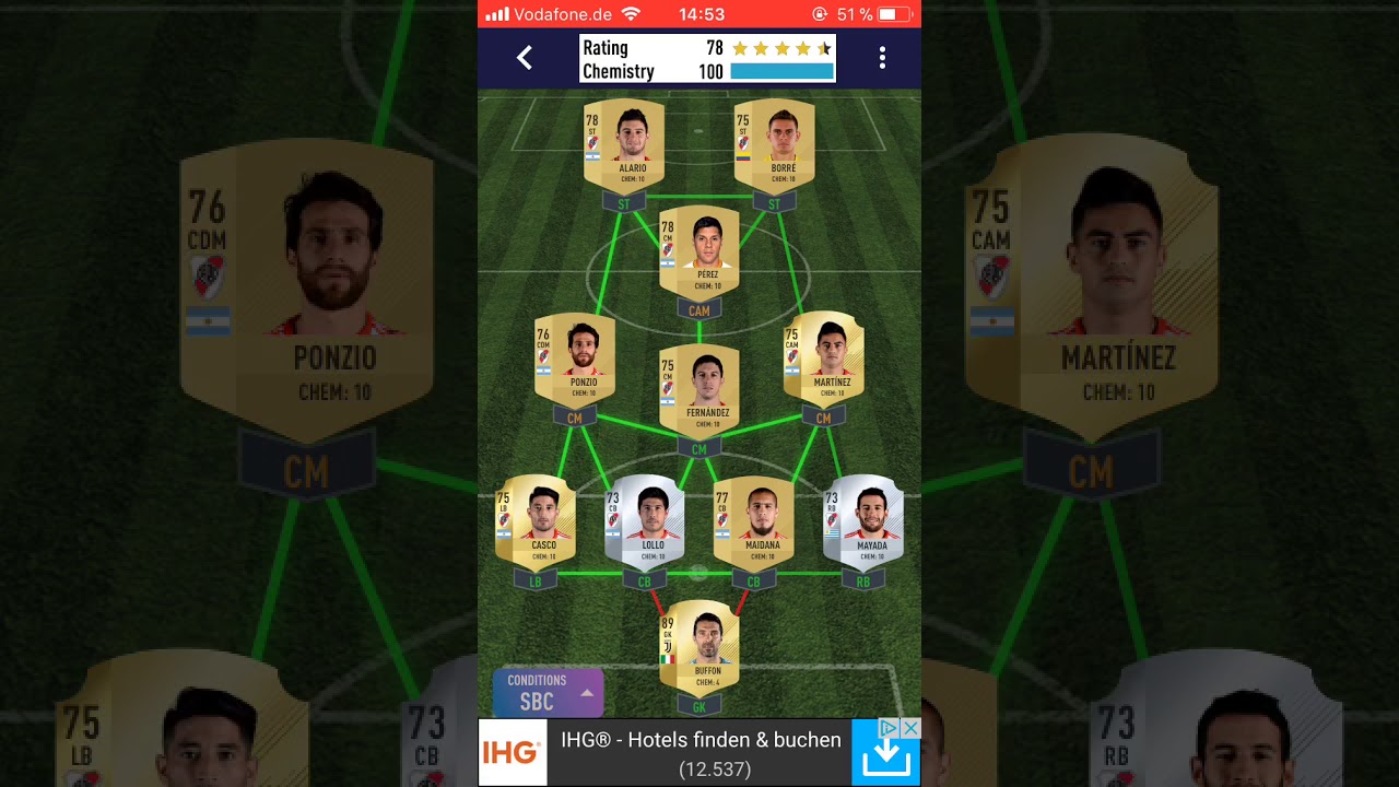 SOLUTION FOR RIVER PLATE SBC | PACYBITS FUT 18