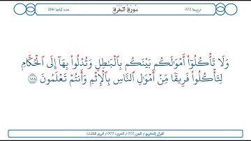 سورة البقرة / الآية 188 / محمود الخليل الحصري