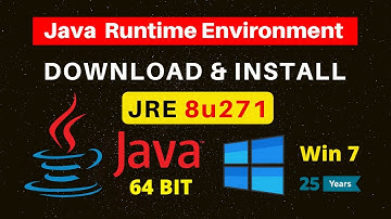 How to Download & Install Java JRE 8u271 on Windows 7 64 Bit