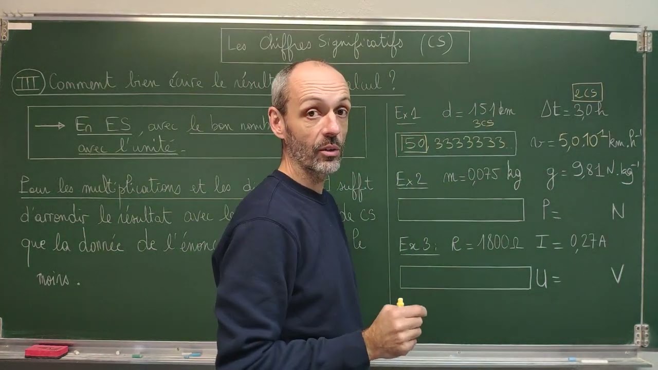2nde Les Chiffres Significatifs (2/2) III  Comment écrire le résultat d'un calcul ? + Exemples