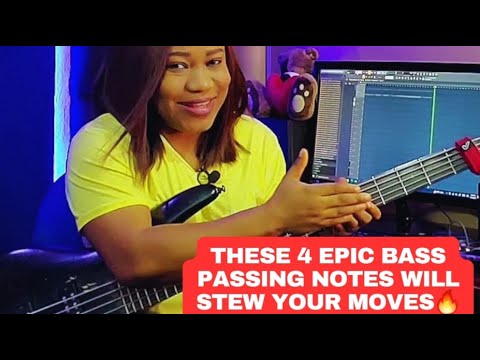 These 4 epic bass passing notes will stew your moves - YouTube