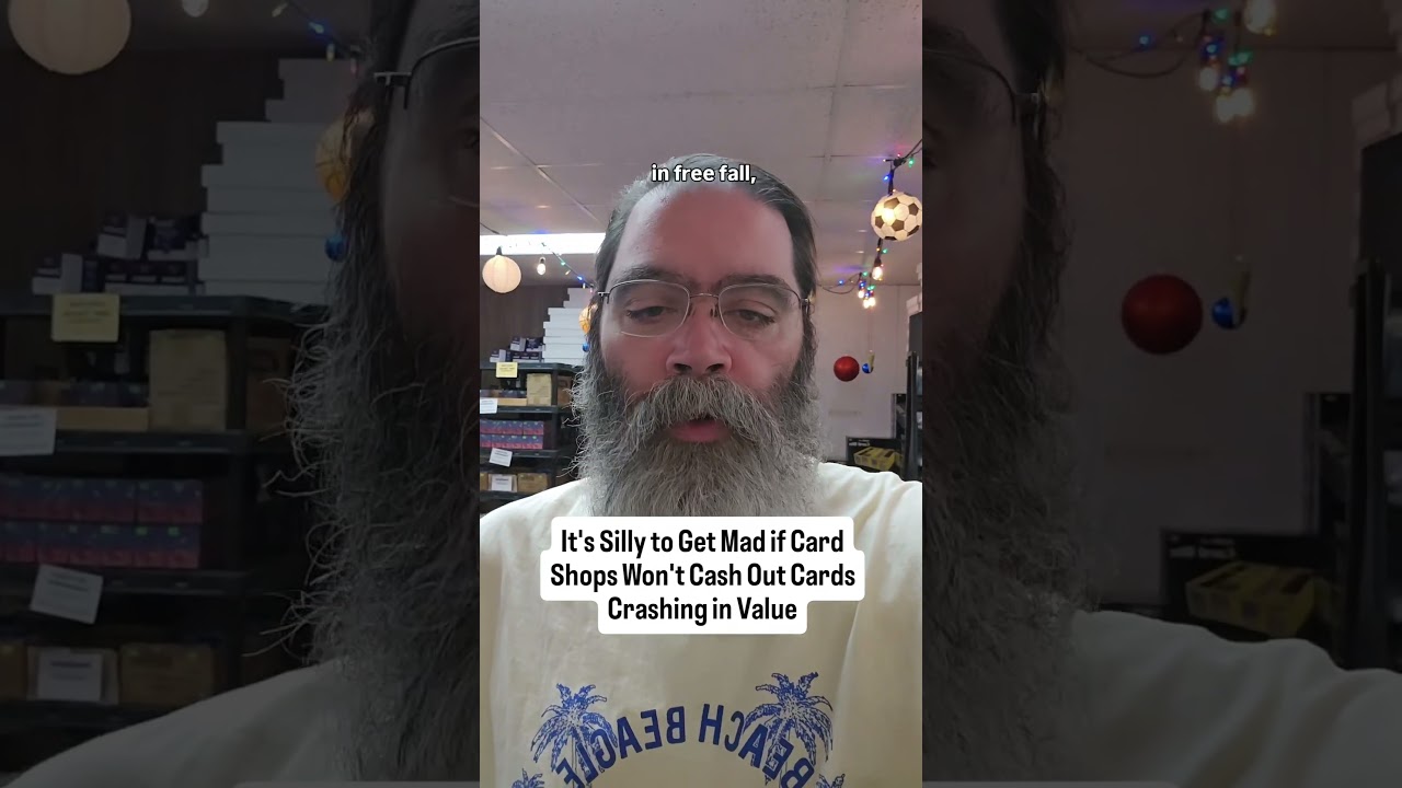 Should card shops pay Strong for cards tanking in value? #thehobby #baseballcards #pokemon