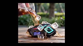 Coffee vs Headset? ☕ Shocking Waterproof Test! 🏍️ #motorcycle #bluetooth