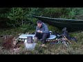 Overnight Bushcraft Camp | Raised Bed | Tarp Shelter | Bushbox