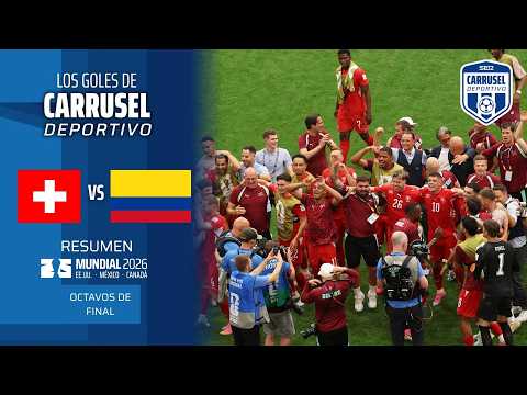 SWITZERLAND 4 - 3 COLOMBIA PENALTIES | Swiss eliminate the Colombians to reach the World Cup quar...