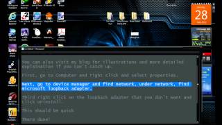 * How to uninstall Microsoft Loopack adapter [HD] * screenshot 1