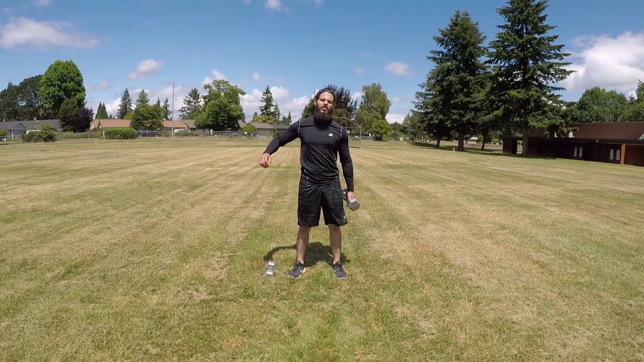 Day 6 dumbbell workout - YouTube