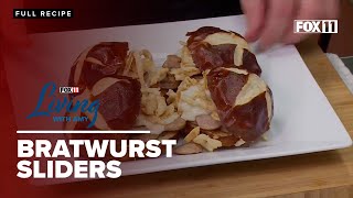 Brat sliders recipe for game watch, tailgate party