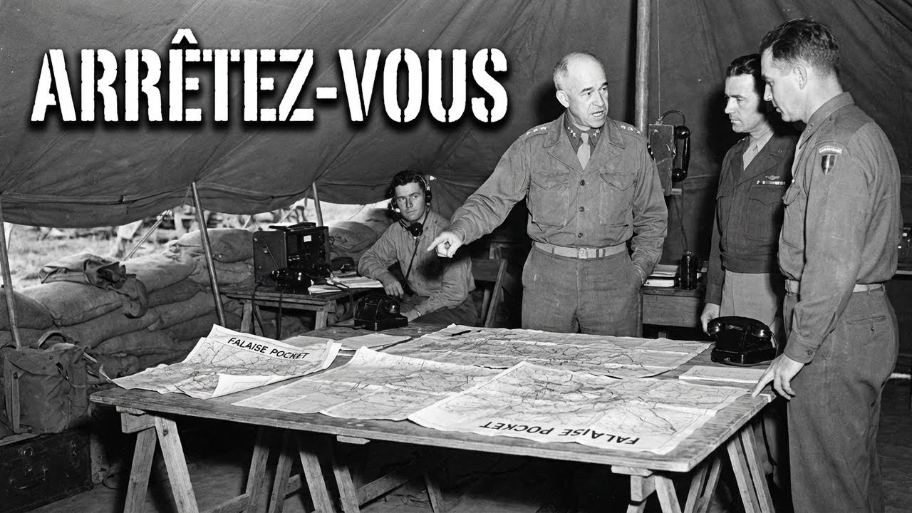 Pourquoi Bradley a Empêché Patton de Fermer la Poche de Falaise — Les 50 000 Allemands des Ardennes