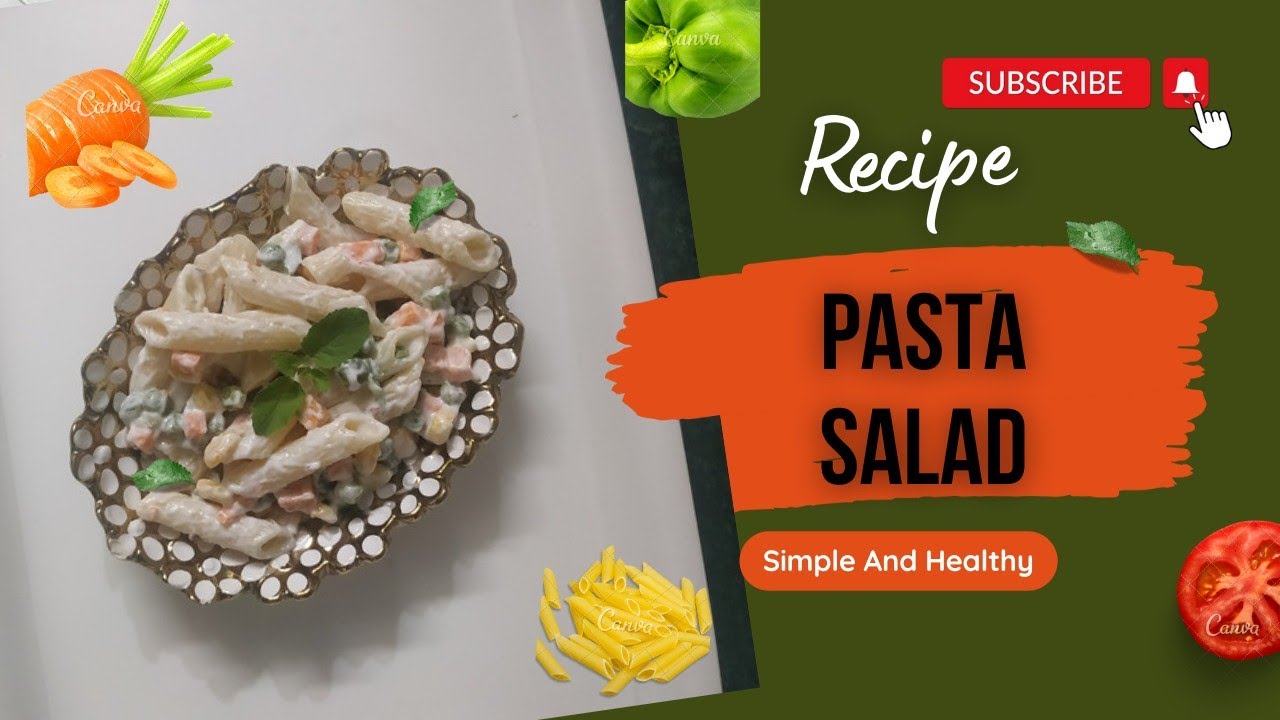 Pasta Salad recipe Veg Pasta Salad Recipe YouTube