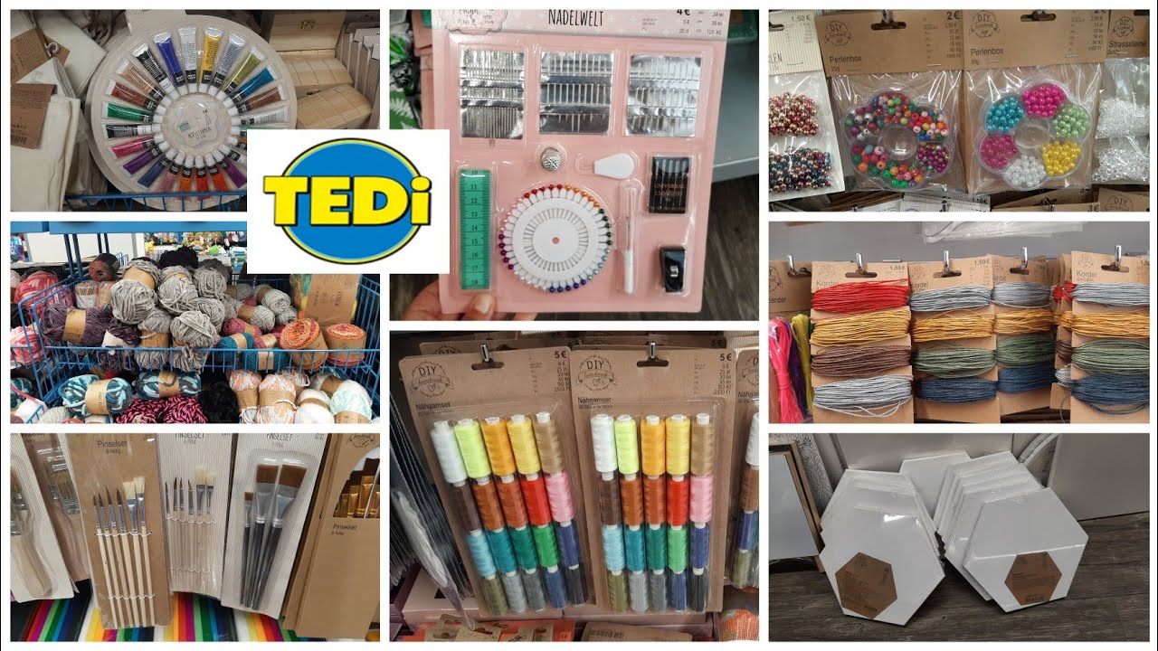 NOVEDAD❤😍TEDi MATERIALES DE COSTURA🧵🪡ARTESANÍA🧶Y MANUALIDADES🎨2022/تيدي مواد الخياطة والحرف اليدوية