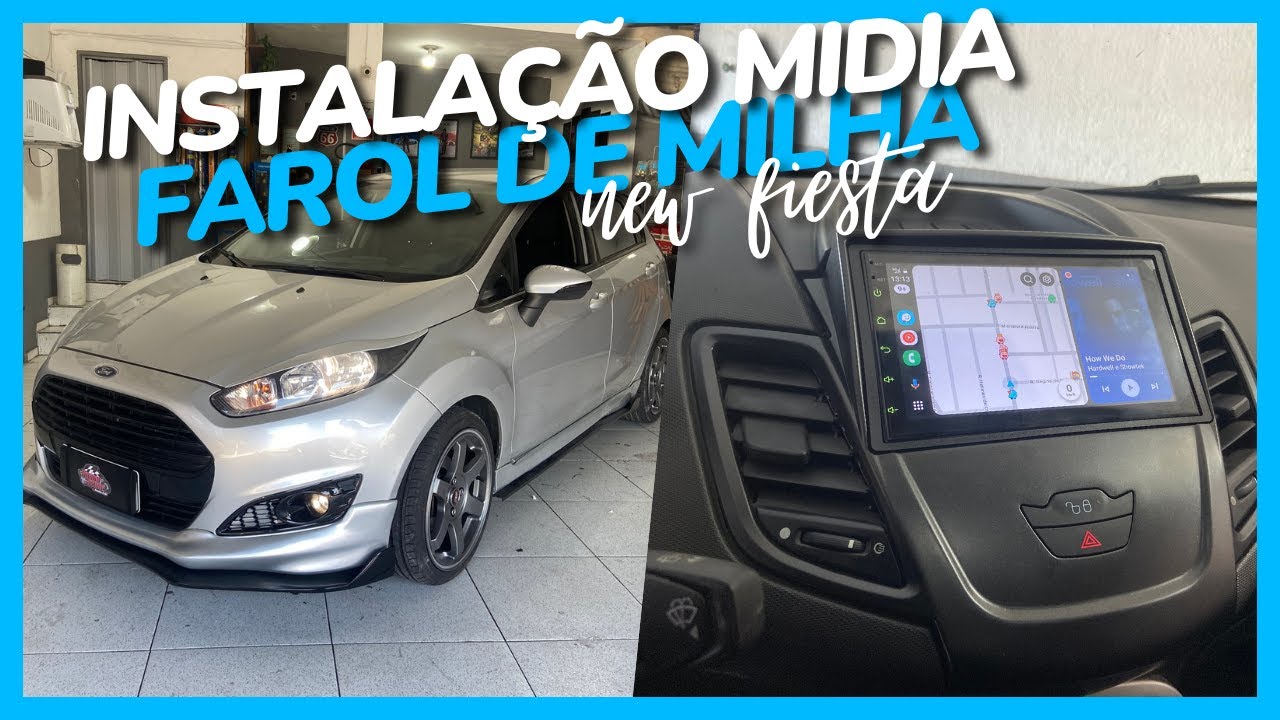 VOLANTE MULTIFUNCIONAL/ FAROL DE NEBLINA /MILHA ORIGINAL /  INSTALAÇÃO MULTIMIDIA - NEW FIESTA