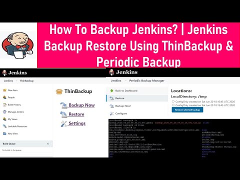 Video: ¿Cómo se hace una copia de seguridad de sus datos de Jenkins?