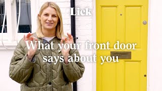 What the colour of your front door says about you | Lick