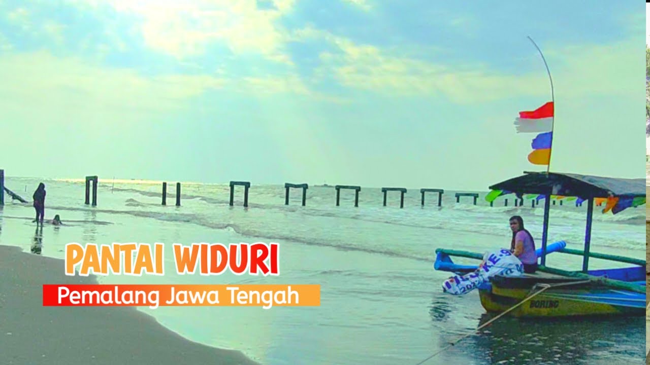 Menikmati Sore di Pantai Widuri Pemalang Jawa Tengah