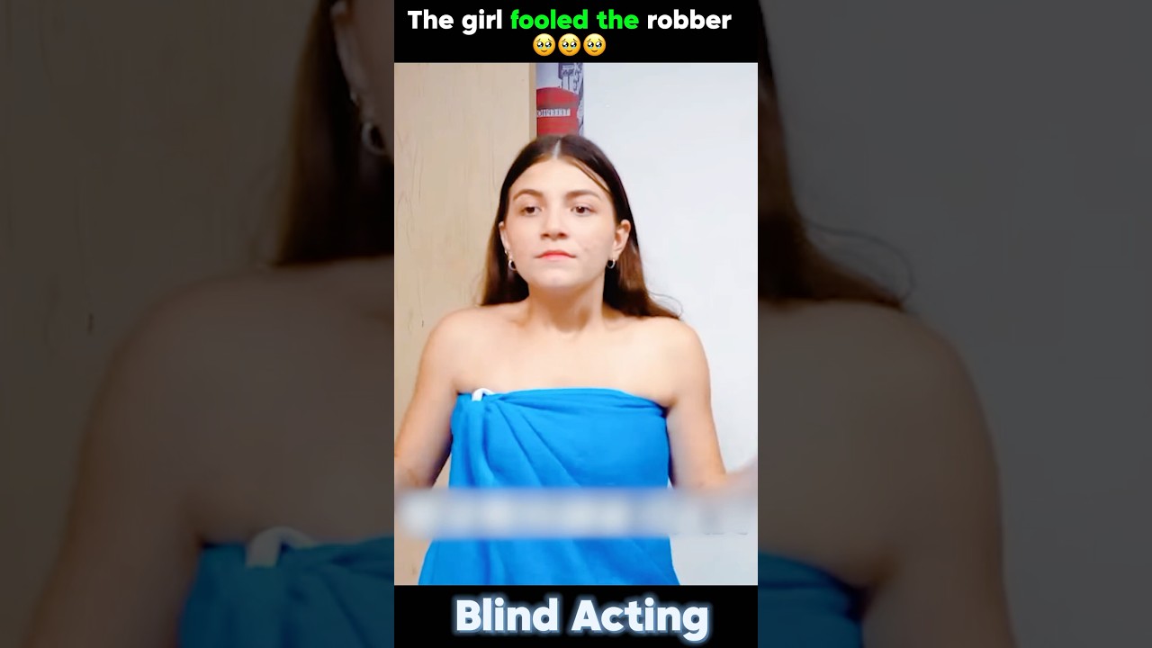 She pretended to be blind and caught the thief 