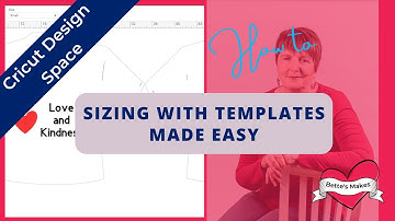 Cricut Design Space - Sizing with Templates Made Easy