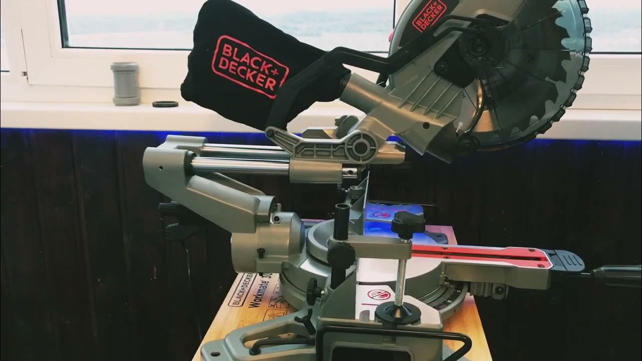 Краткий обзор на торцовочную пилу Black+Decker BES701 - YouTube