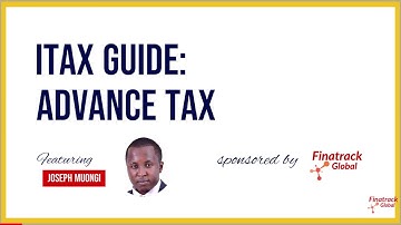 How to file advance tax returns on iTax