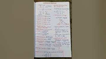 co-ordinate geometry formula