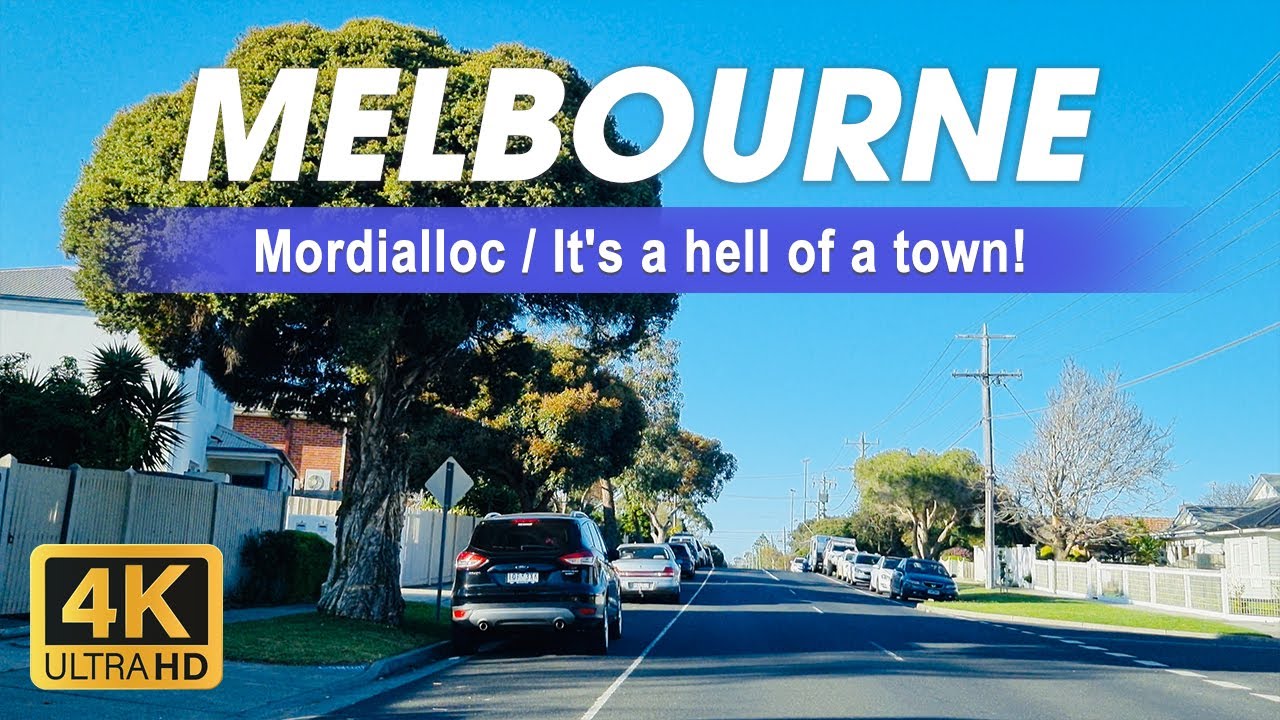 Mordialloc! It's a hell of a town | Drive-through Bentleigh East to Mordialloc | Melbourne | 4K