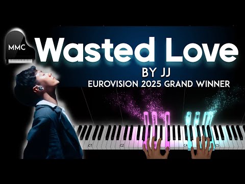 Wasted Love (Eurovision 2025) (piano sheet music) - JJ