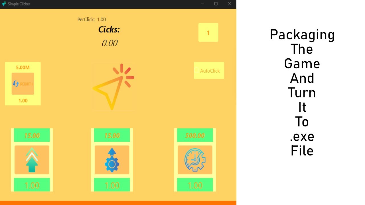 Making Clicker Game using cpp and QT part-10 - YouTube