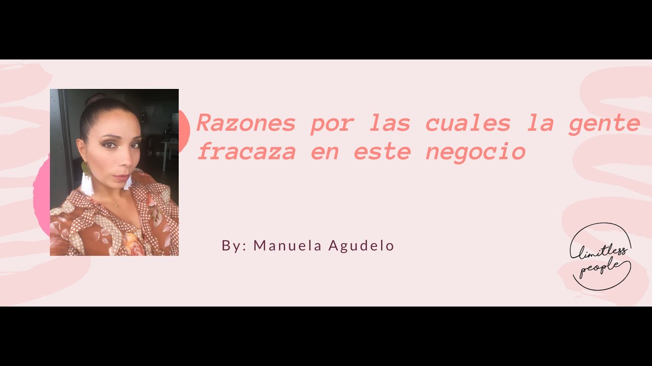 razones por las cuales la gente fracasa en el negocio - YouTube