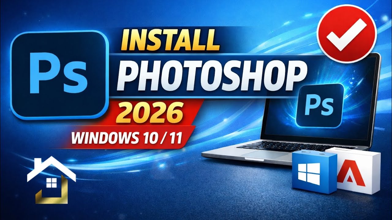 Adobe Photoshop 2026 Installation Guide for Windows 10 & 11 | Step-by ...
